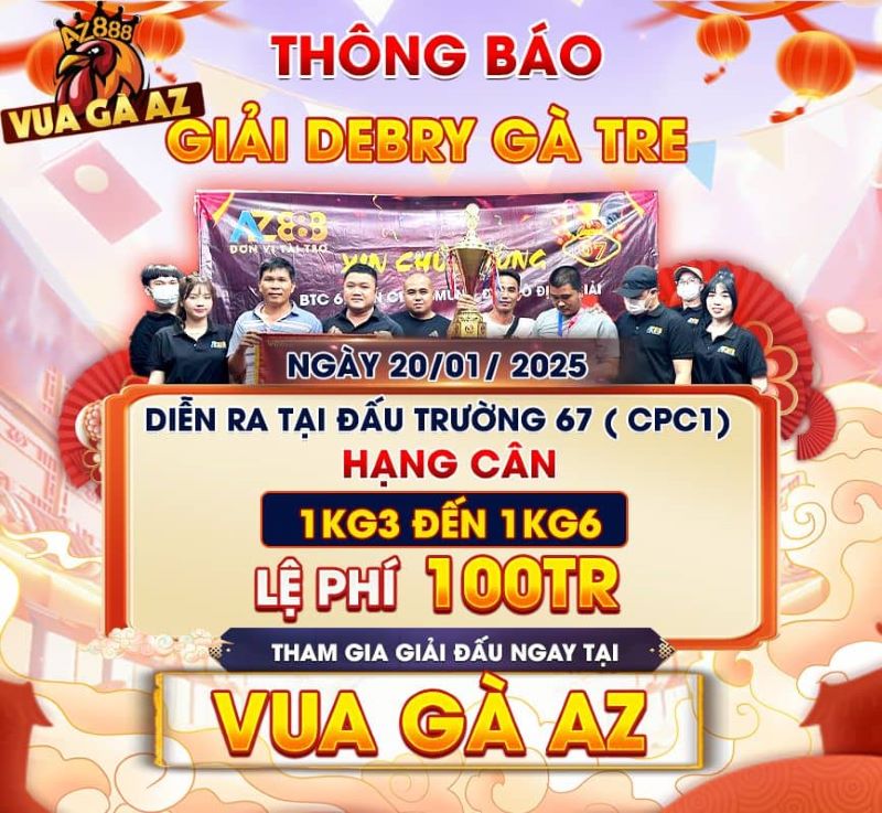 Thông Báo Giải Derby Gà Tre Mừng Xuân Ất Tỵ 2025 